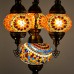 Authentic 4-Piece Ceiling Pendant Chandelier Mosaic Lamp Open Set Sultan